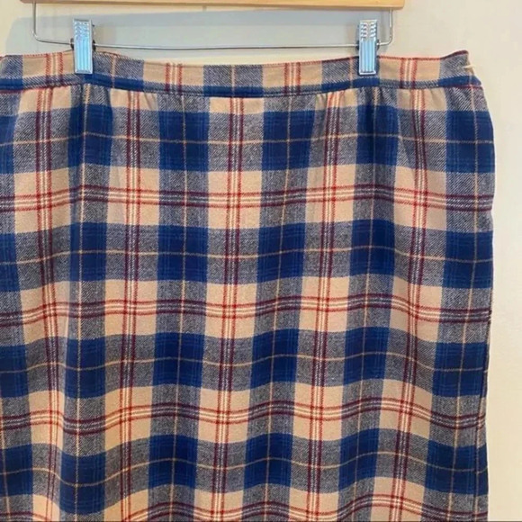 Vintage Pendleton 70’s Authentic Cailean Tartan Wool Skirt Size 16 - Picture 5 of 8